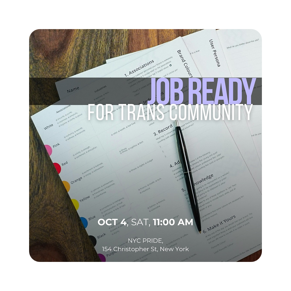 Resumes and Interviews for the Trans Community/ Job Ready: резюме и интервью для транс комьюнити