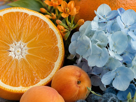 Leila's Citrus-Blue Graduation Dinner for 18 Guests