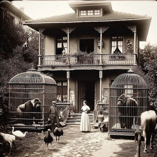 The Gorillas in Ortaköy, 1940s, Vafiadis Family,