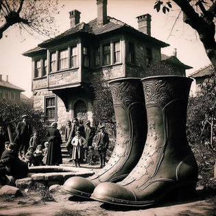 The Iron Boots in Well, 1940s, Vafiadis Family