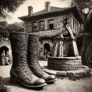 The Iron Boots in Well, 1940s, Vafiadis Family