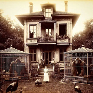 The Gorillas in Ortaköy, 1940s, Vafiadis Family,