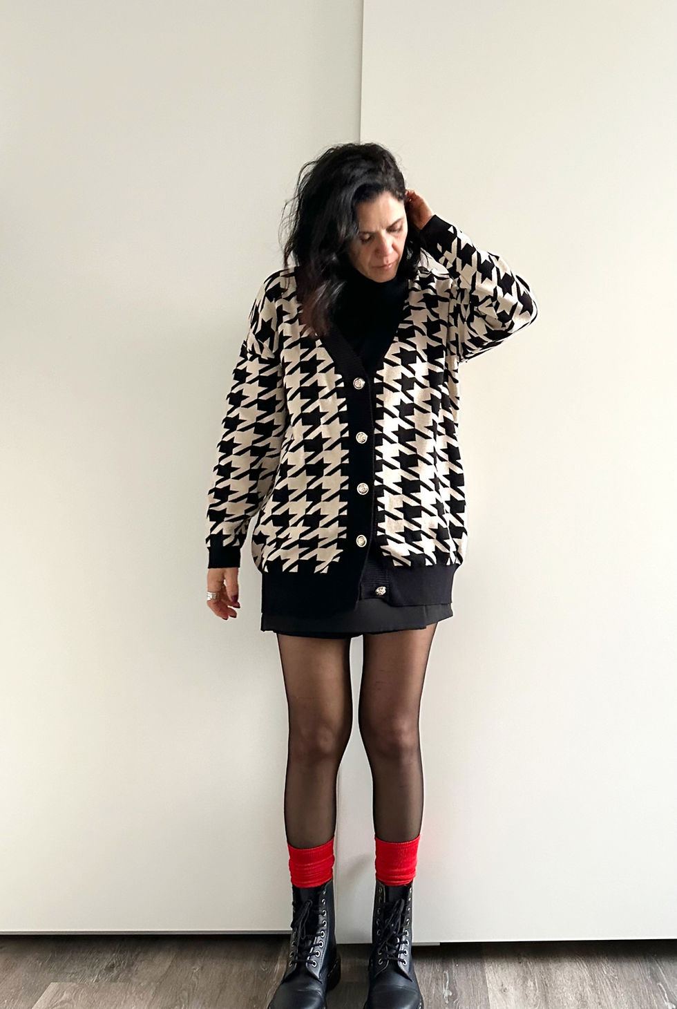 Miniatura: Cardigan Pied Poule