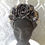 Thumbnail: black guipure lace silk french flowers gold goose biot crown de lew