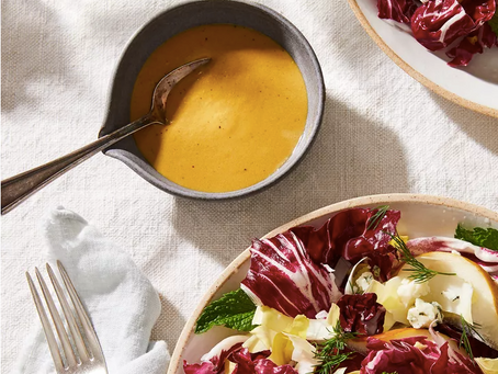 Easy + Creamy (Vegan!) Salad Dressing