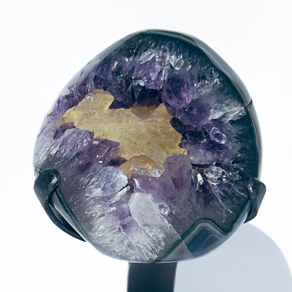 Thumbnail: Purple Amethyst with Calcite