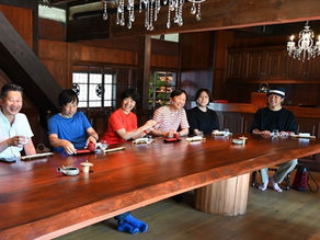 『村上茶の嘉門亭にて贅沢なお茶会。』