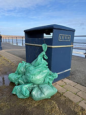 25 bags of rubbish collected