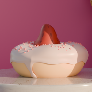 Strawberry Donut Surprise