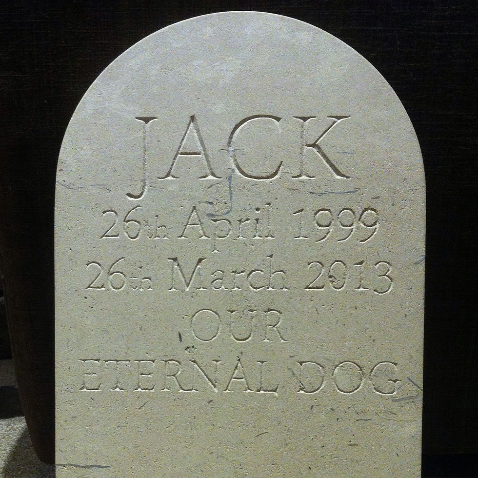 Dog memorial
