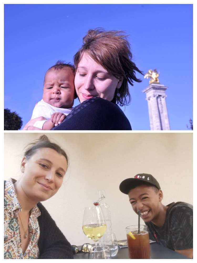 Mon fils à quelques mois...et il y a quelques jours