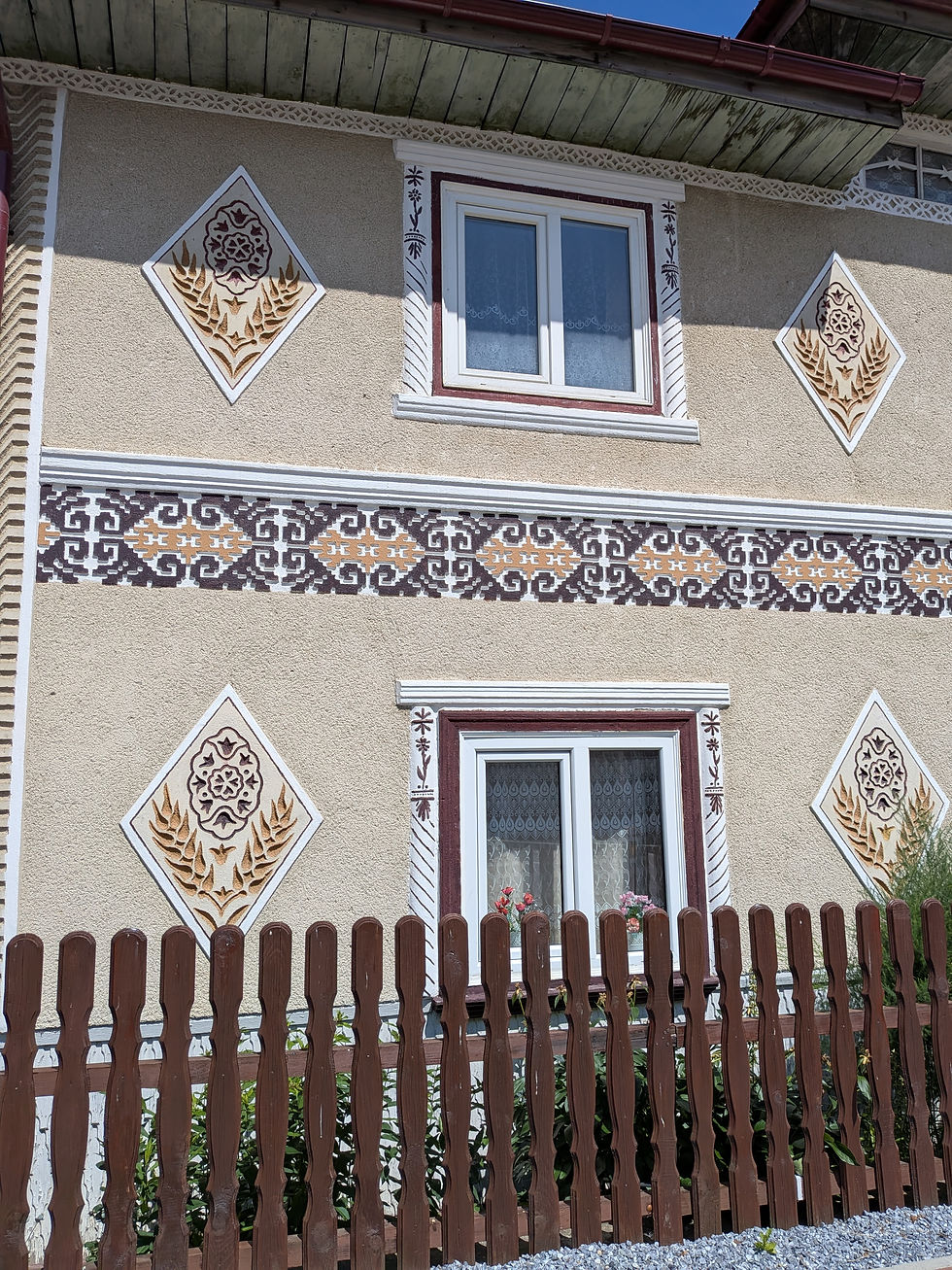 Les maisons peintes de Ciocănești