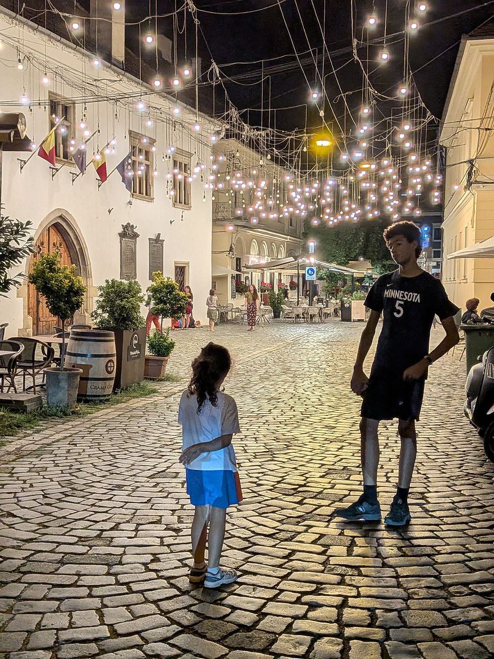 Mes piétons dans les rues piétonnes