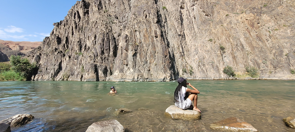 Pause baignade