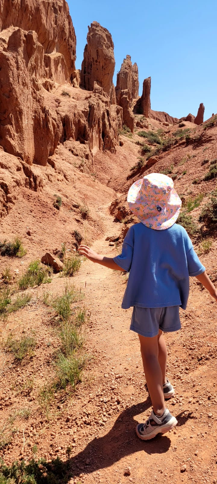 Billie au canyon
