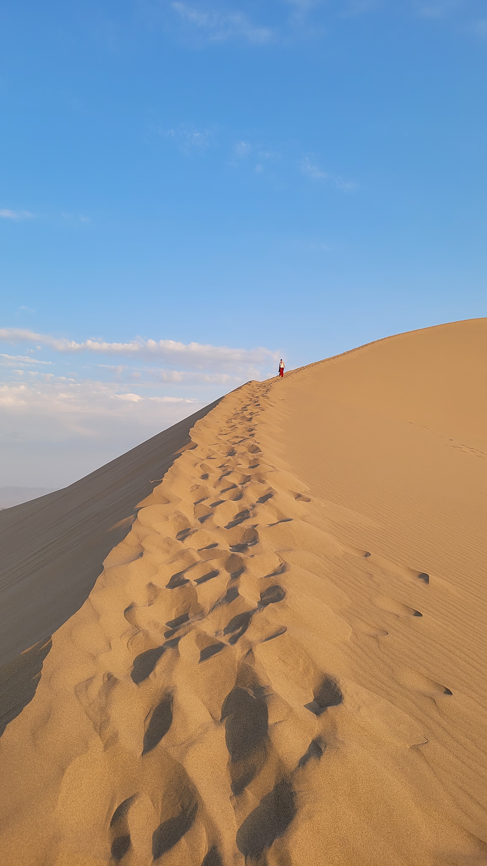 Seuls au monde sur notre dune