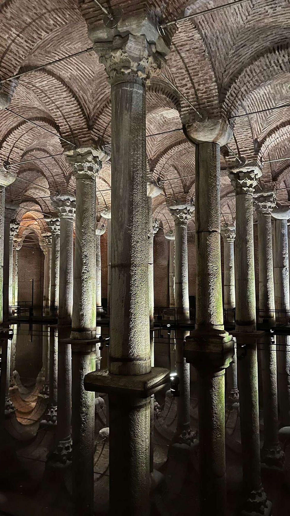 La citerne basilique et ses colonnes