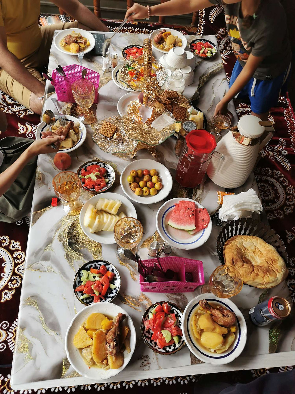 Les délicieux repas préparés par sa femme