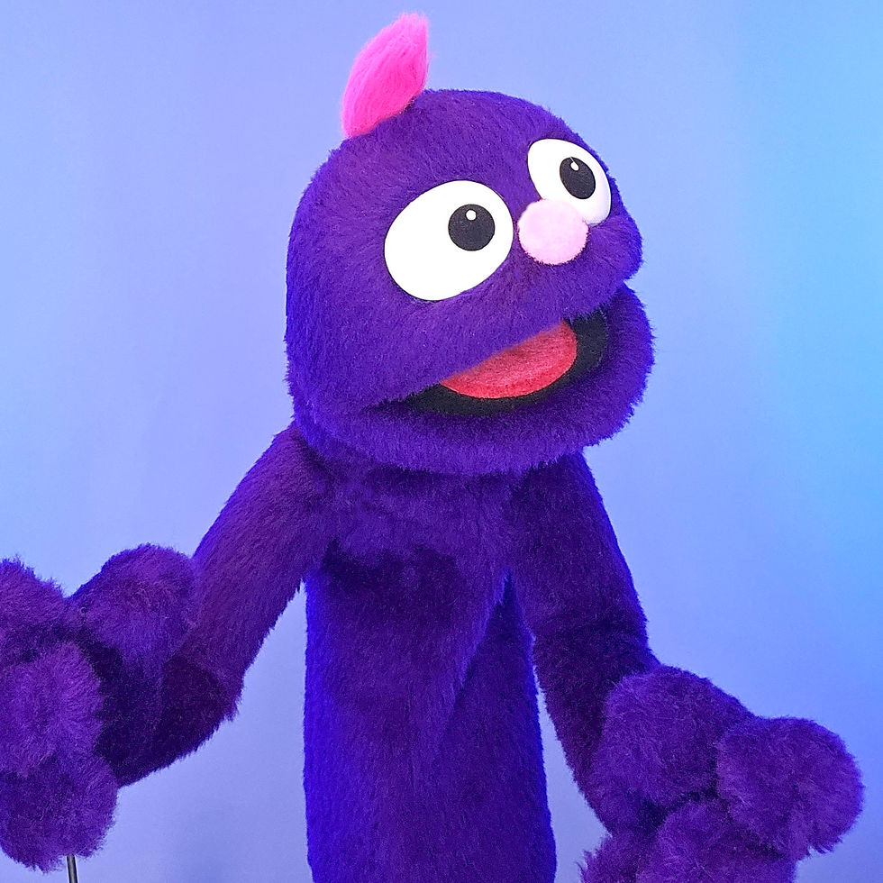 Thumbnail: Rod-Arm Practice Puppet  Mark 2 - PURPLE!