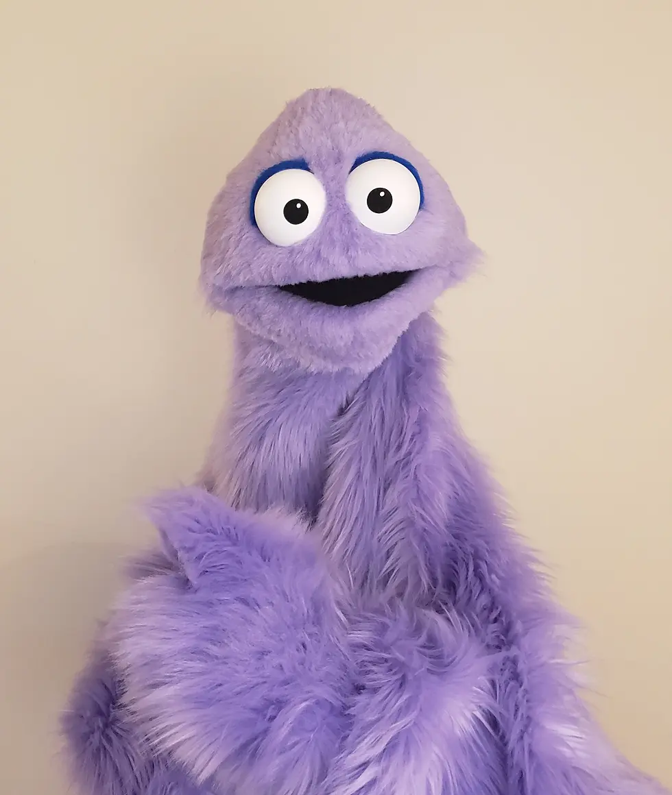 Thumbnail: Live-Hands Practice/Training Puppet - PURPLE