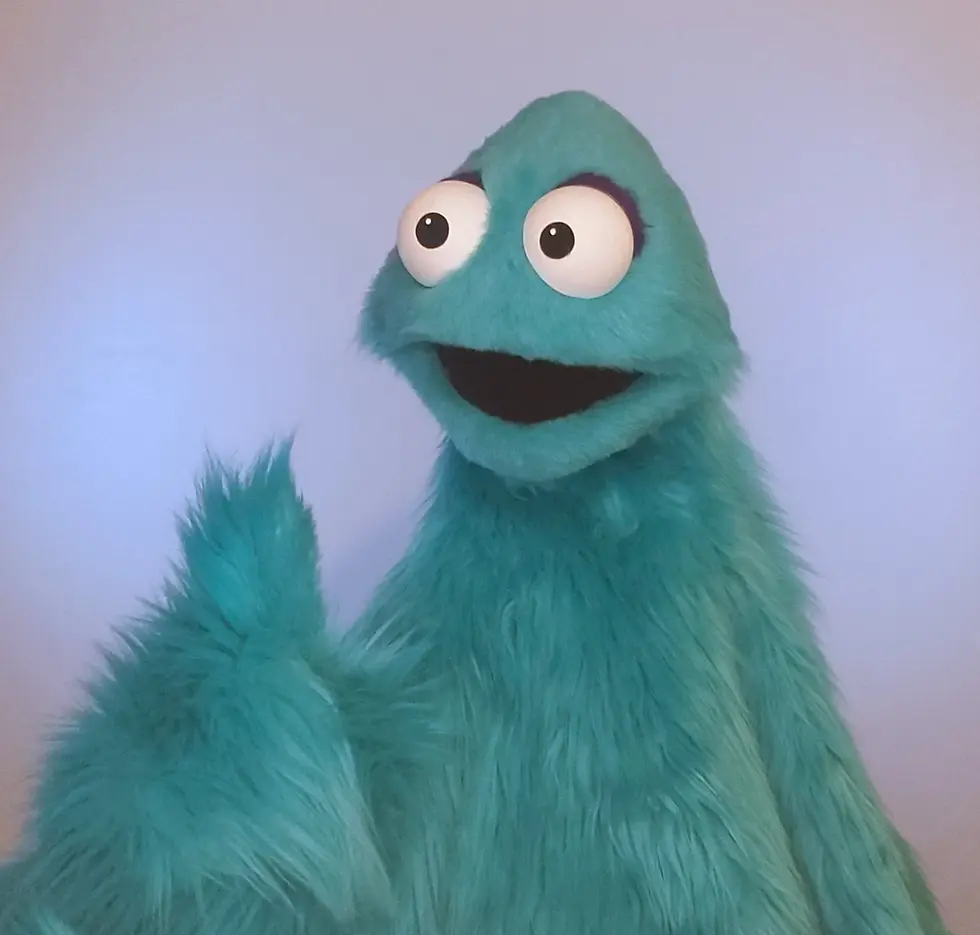 Thumbnail: Live-Hands Practice/Training Puppet - TURQUOISE  BLUE!