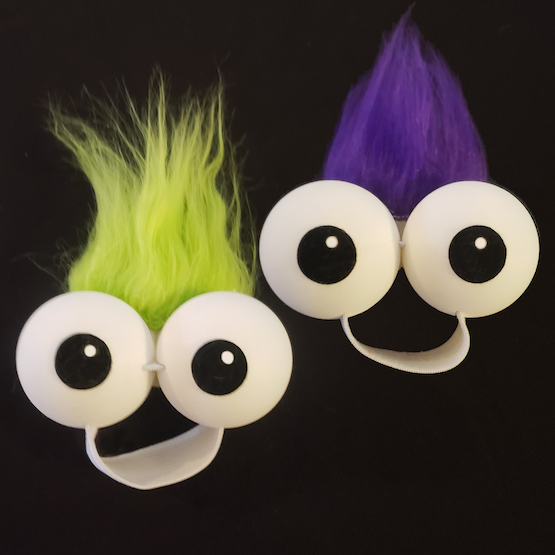 Handy Hand-Eyes 2-Pack - Lime Green / Purple