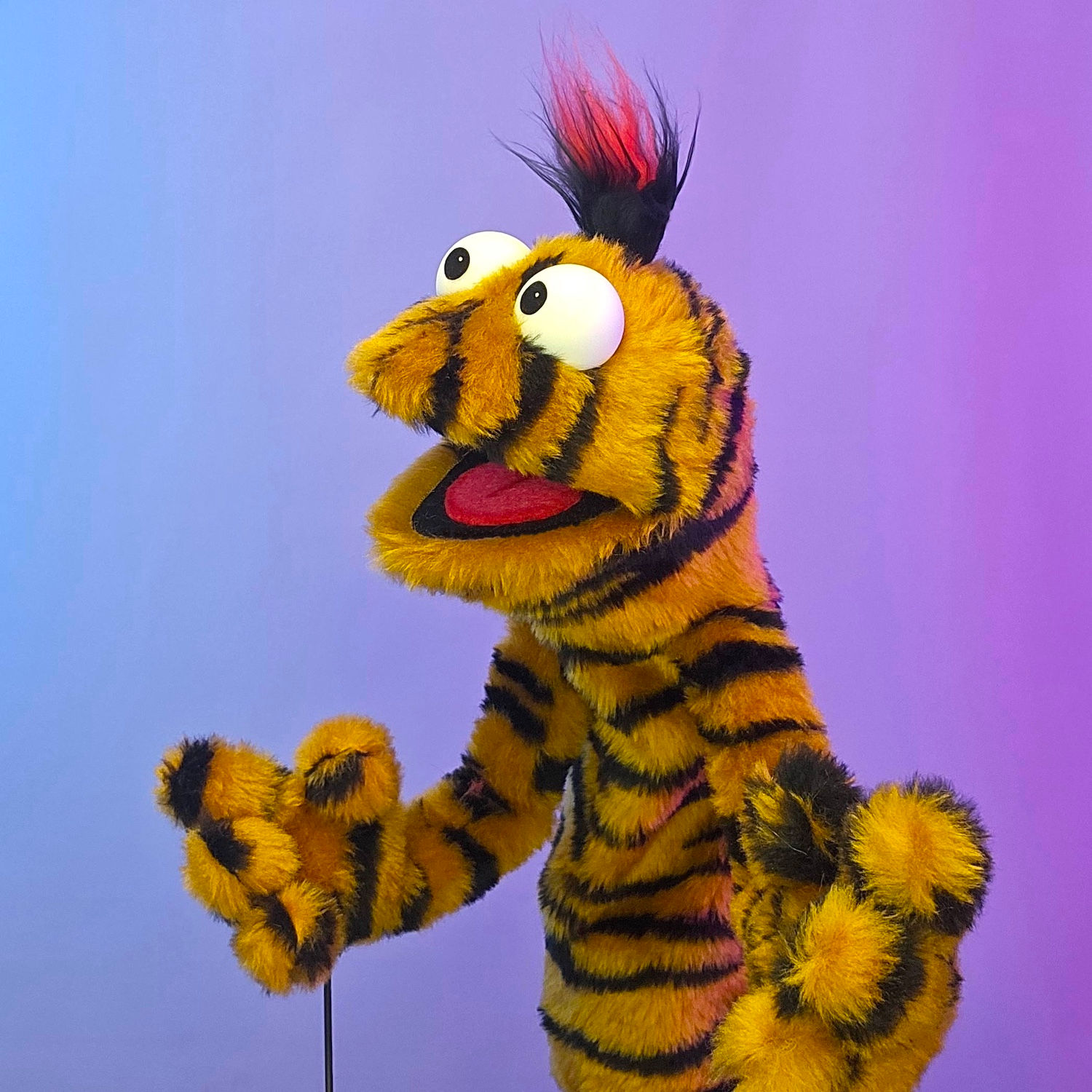 Rod-Arm Practice Puppet Mark 1 - Tiger!