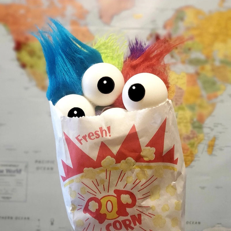 Thumbnail: Handy Hand-Eyes  Fab-4 pack - Practice puppet eyes - Set #1