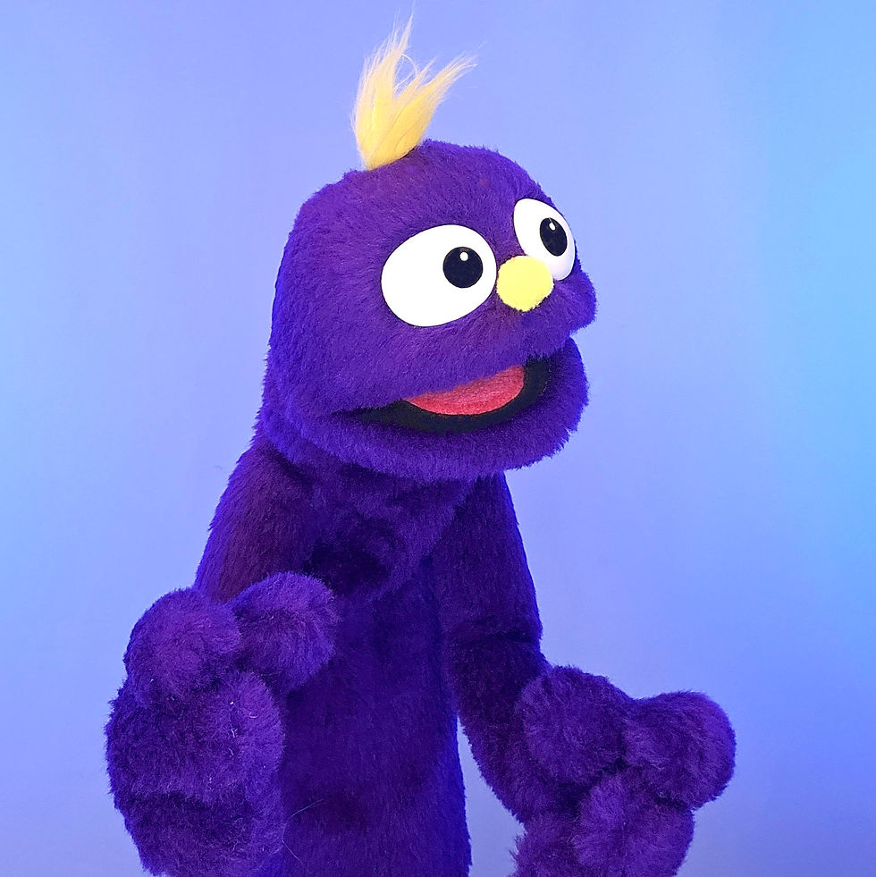 Thumbnail: Rod-Arm Practice Puppet  Mark 2 - PURPLE!