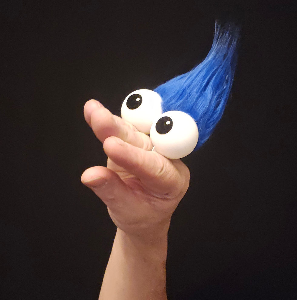 Thumbnail: Handy Hand-Eyes 2-Pack -Orange / Royal Blue