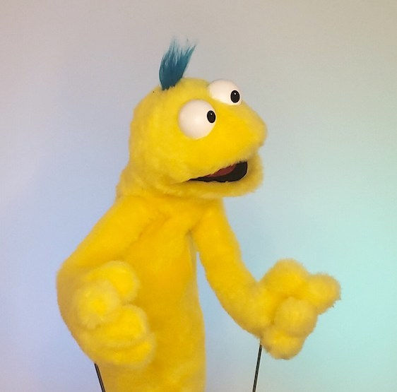 Thumbnail: Rod-Arm Practice Puppet  Mark 1 - YELLOW!