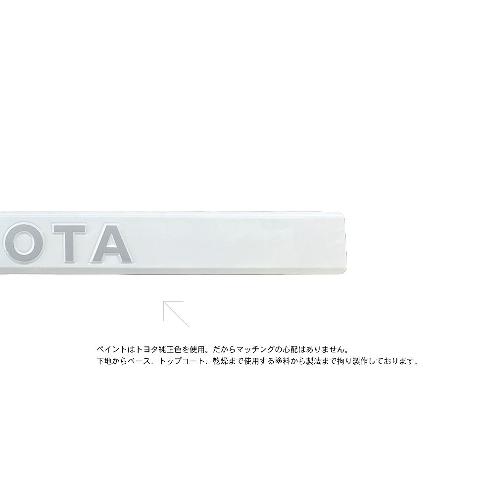 サムネイル： クラフトマンオリジナル リアガーニッシュ ランドクルーザー 250専用 / Platinum White Pearl Mica X Silverの詳細説明