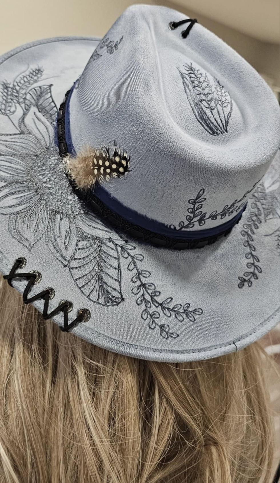 Thumbnail: Wild Sage Teardrop Cowgirl Hat