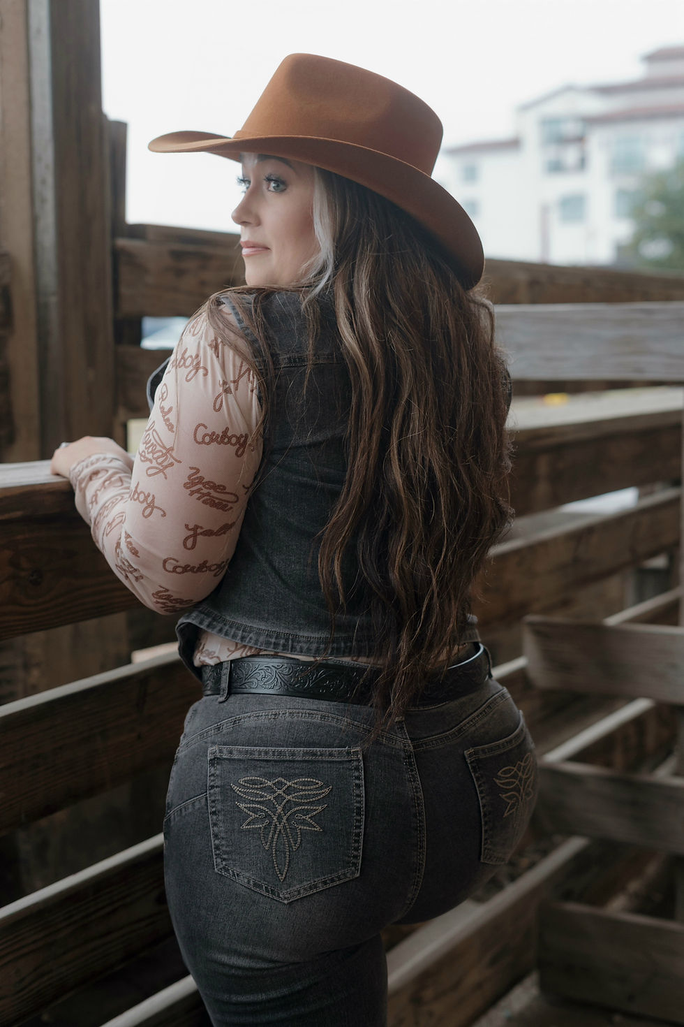 Thumbnail: Boot Stitch Denim Jeans