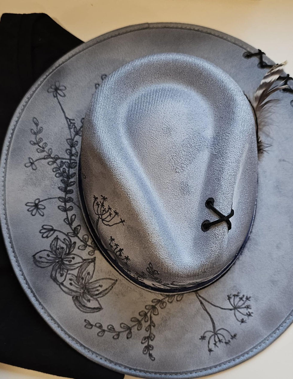 Thumbnail: Dusty Sage Teardrop Cowgirl Hat