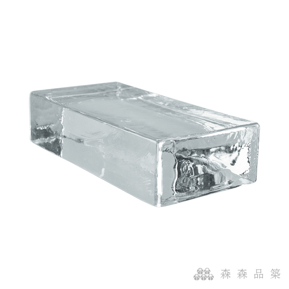 實心玻璃磚系列_直角水波光2010-透明實心磚