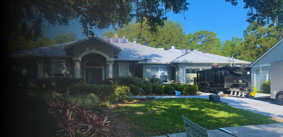 Hauling team near house preparing for work