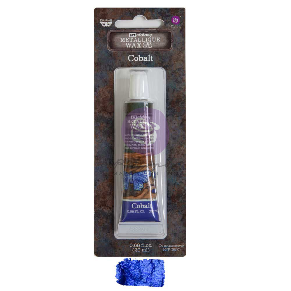 Art Alchemy Metallique Wax - Cobalt - 0.68oz (20ml)