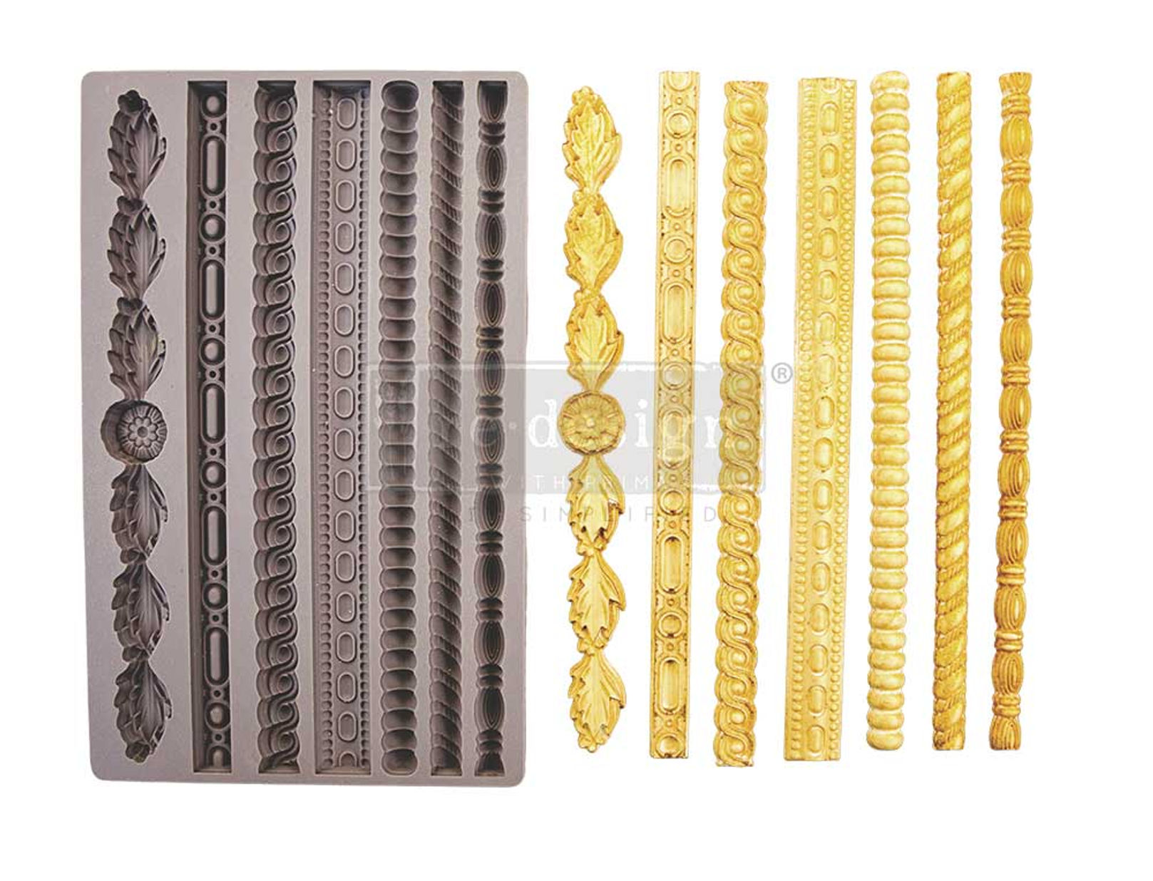 Redesign Décor Moulds® 5"x8" - Regal Trimmings Copyright #VA0002316675