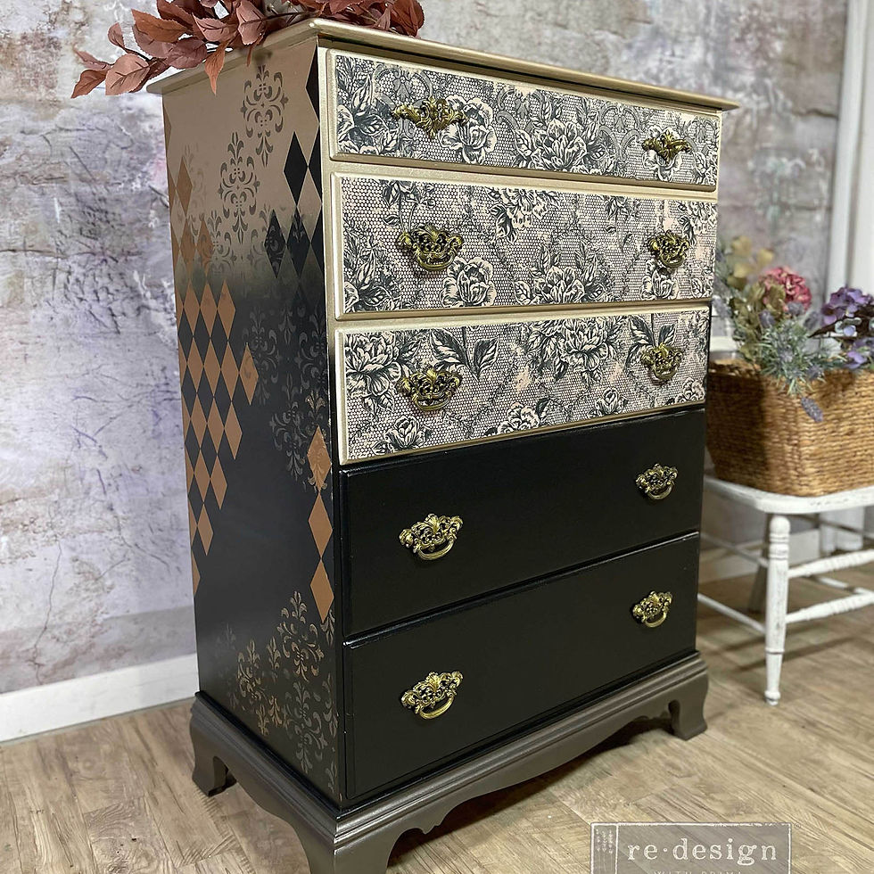 Thumbnail: A1 Decoupage Fiber - Antique Laces - 1 sheet, A1 size