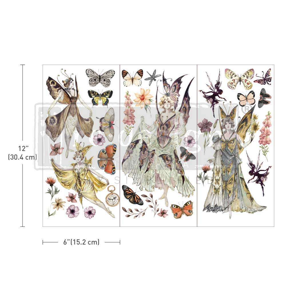 Small Transfers - Forest Fairies - 3 sheets, 6"x12"