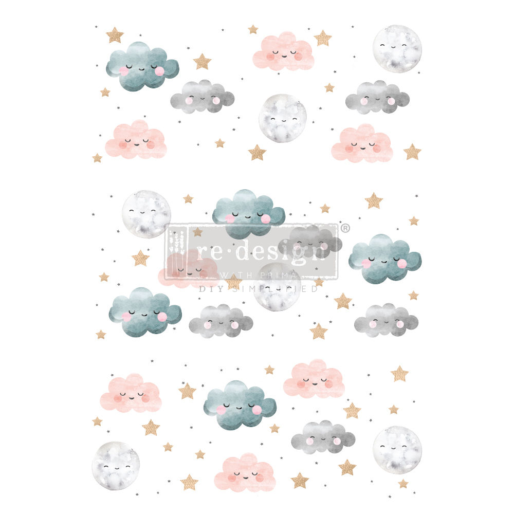 Redesign Decor Transfers® - Sweet Lullaby - total sheet size 24"x35", 3 sheets