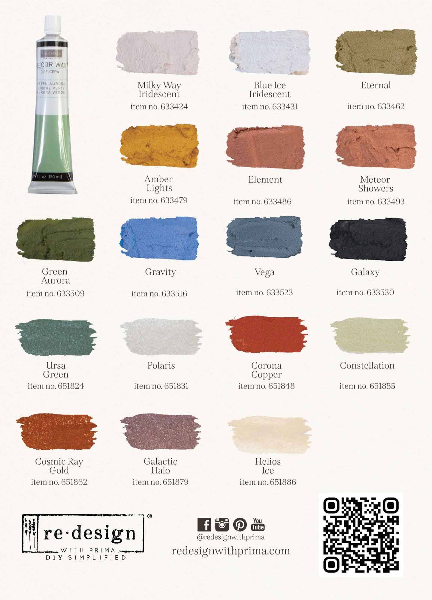 Redesign Wax Paste - Helios Ice - 1 tube, 50ml