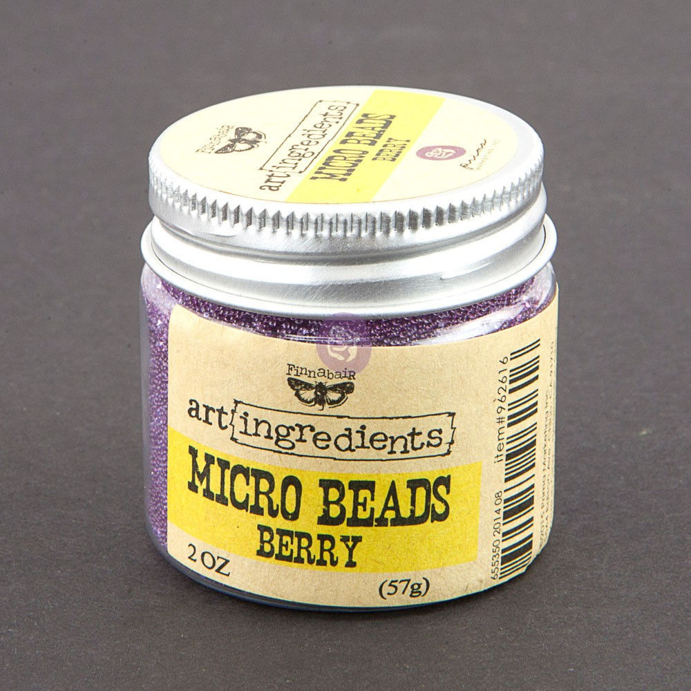 Art Ingredients-Micro Beads: Berry 57g
