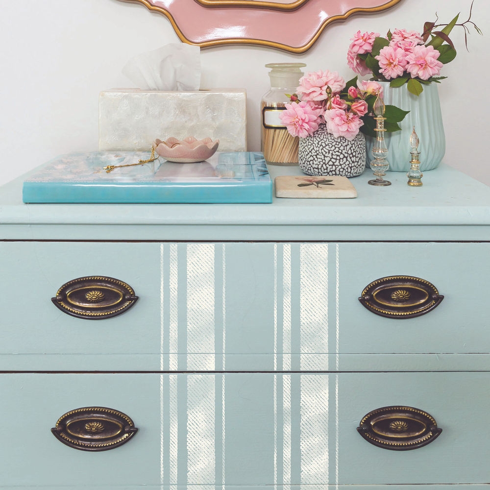 CLEARLY-ALIGNED DÉCOR STAMPS - Stripes - 12x12 clear cling