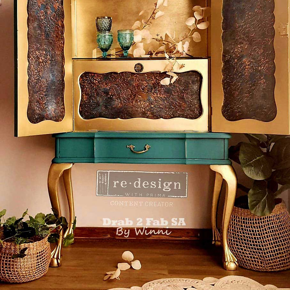 Thumbnail: A1 Decoupage Fiber - Aged Patina - 1 sheet, A1 size