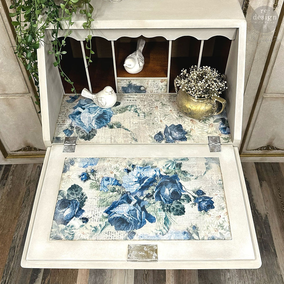 Thumbnail: Double Delight Decoupage Fiber Paper Set - Meadow Melodies