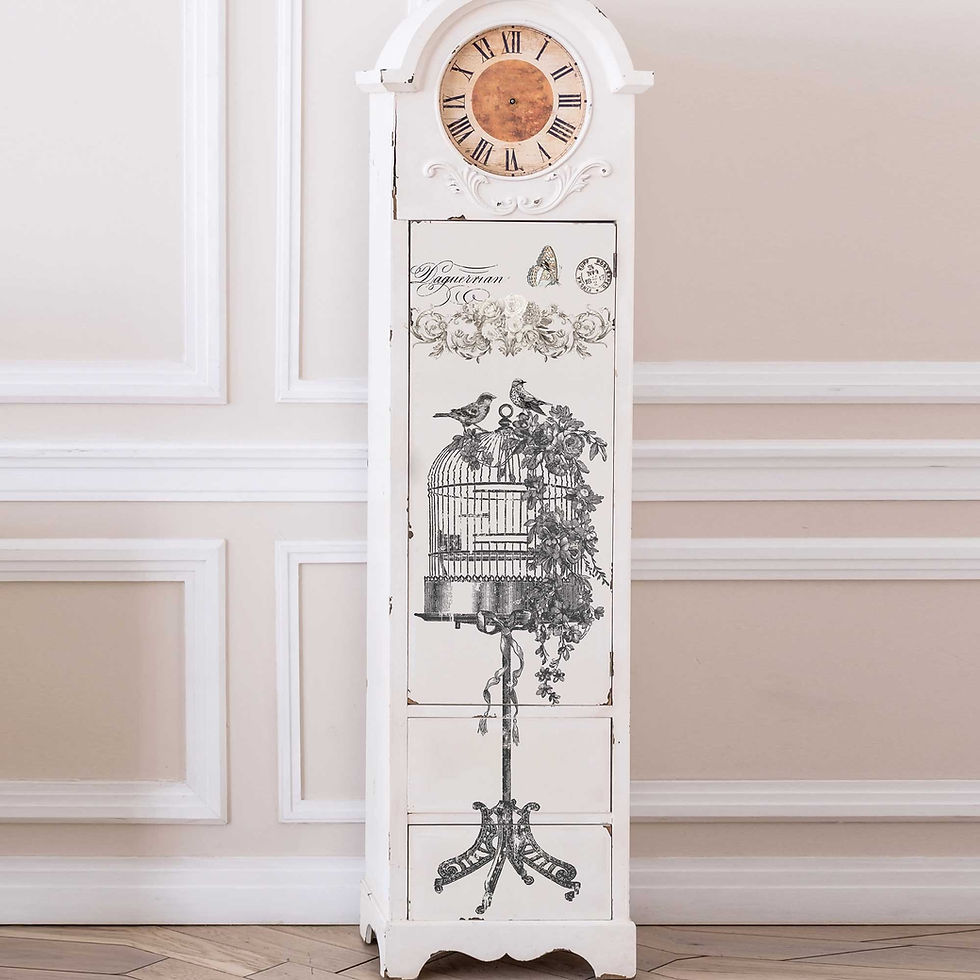 Thumbnail: Decor Transfers® - La Voliere - total sheet size 24"x35", cut into 2 sheets