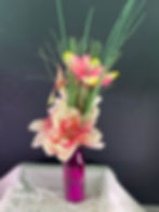 Thumbnail: Pink Whisper, full bloom magnolias, decorative grass and curious butterflies
