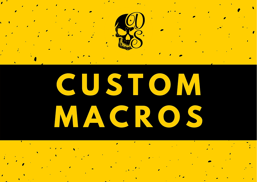 Custom Macro Calculations